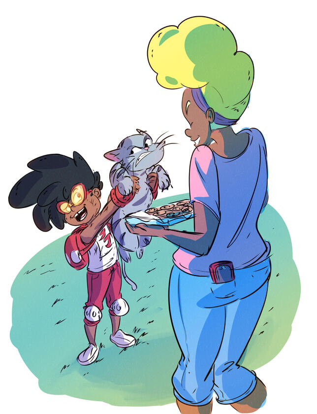 3 3